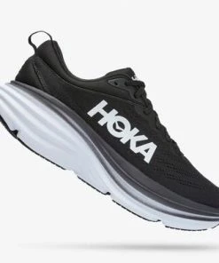 Shoes Hoka Men's Bondi 8 - Black White