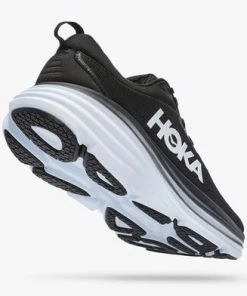 Shoes Hoka Men's Bondi 8 - Black White 9 Shoes Hoka Men's Bondi 8 - Black White