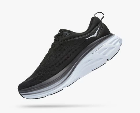 Shoes Hoka Men's Bondi 8 - Black White 6 Shoes Hoka Men's Bondi 8 - Black White