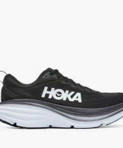 Shoes Hoka Men's Bondi 8 - Black White 11 Shoes Hoka Men's Bondi 8 - Black White