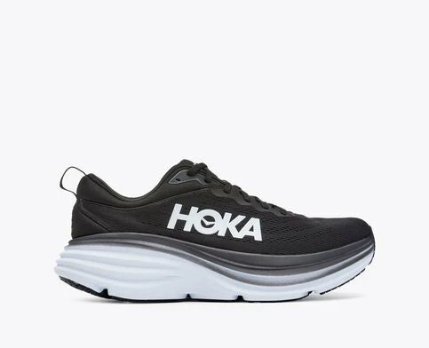 Shoes Hoka Men's Bondi 8 - Black White 7 Shoes Hoka Men's Bondi 8 - Black White