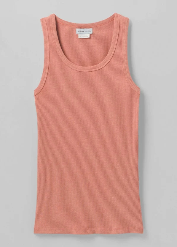 Tops Prana Women's Foundation Rib Tank - Blush Heather 3 Tops Prana Women's Foundation Rib Tank - Blush Heather