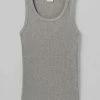 Tops Prana Women's Foundation Rib Tank - Heather Gray 1 Tops Prana Women's Foundation Rib Tank - Heather Gray