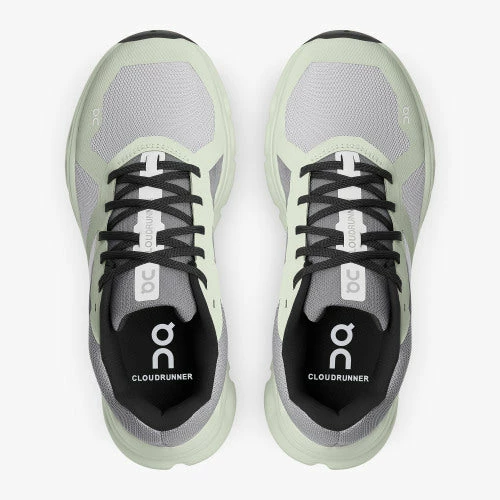 ON Running Women's Cloudrunner - Frost Aloe Shoes 4 ON Running Women's Cloudrunner - Frost Aloe Shoes