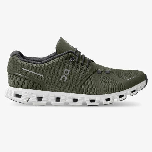 ON Running Men's Cloud 5 - Olive 3 ON Running Men's Cloud 5 - Olive