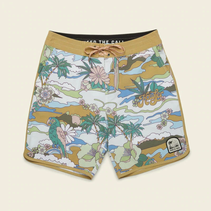 Howler Brothers Stretch Bruja Boardshorts - Irie 3 Howler Brothers Stretch Bruja Boardshorts - Irie