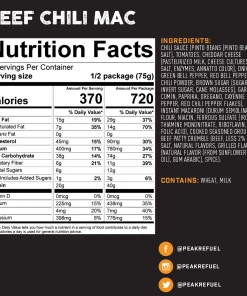 Peak Refuel Beef Chili Mac