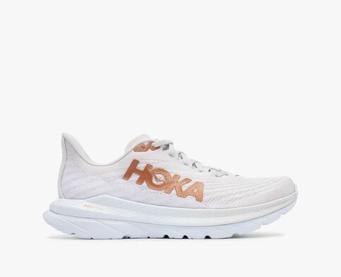 Hoka Women's Mach 5 White Copper 4 Hoka Women's Mach 5 White Copper