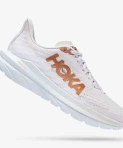 Hoka Women's Mach 5 White Copper 9 Hoka Women's Mach 5 White Copper