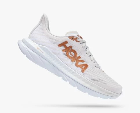 Hoka Women's Mach 5 White Copper 5 Hoka Women's Mach 5 White Copper