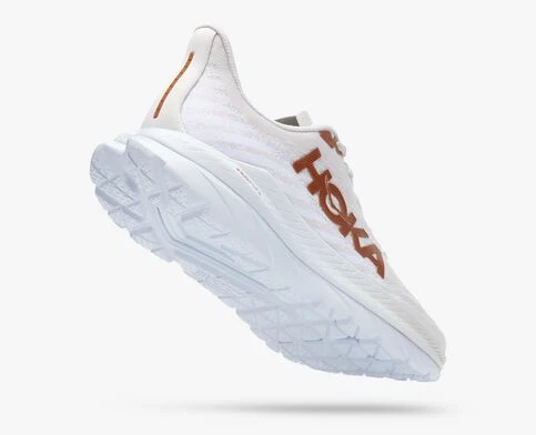 Hoka Women's Mach 5 White Copper 6 Hoka Women's Mach 5 White Copper