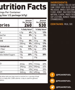 Peak Refuel Strawberry Granola